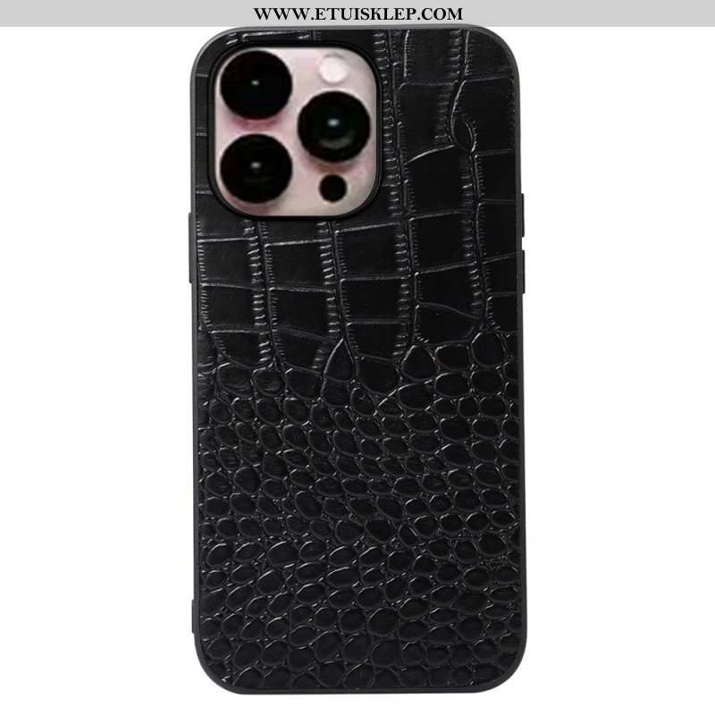 Etui do iPhone 14 Pro Max Oryginalna Skóra Krokodyla